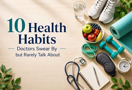 10 Health Habits Doctors Swear By but Rarely Talk About 10 Health Habits Doctors Swear By but Rarely Talk About, India Pharma Outlook